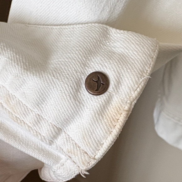 Eddie Bauer White Denim Jacket for Women - Picture 4 of 4